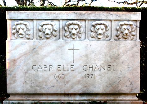 coco chanel tombstone|coco chanel lion.